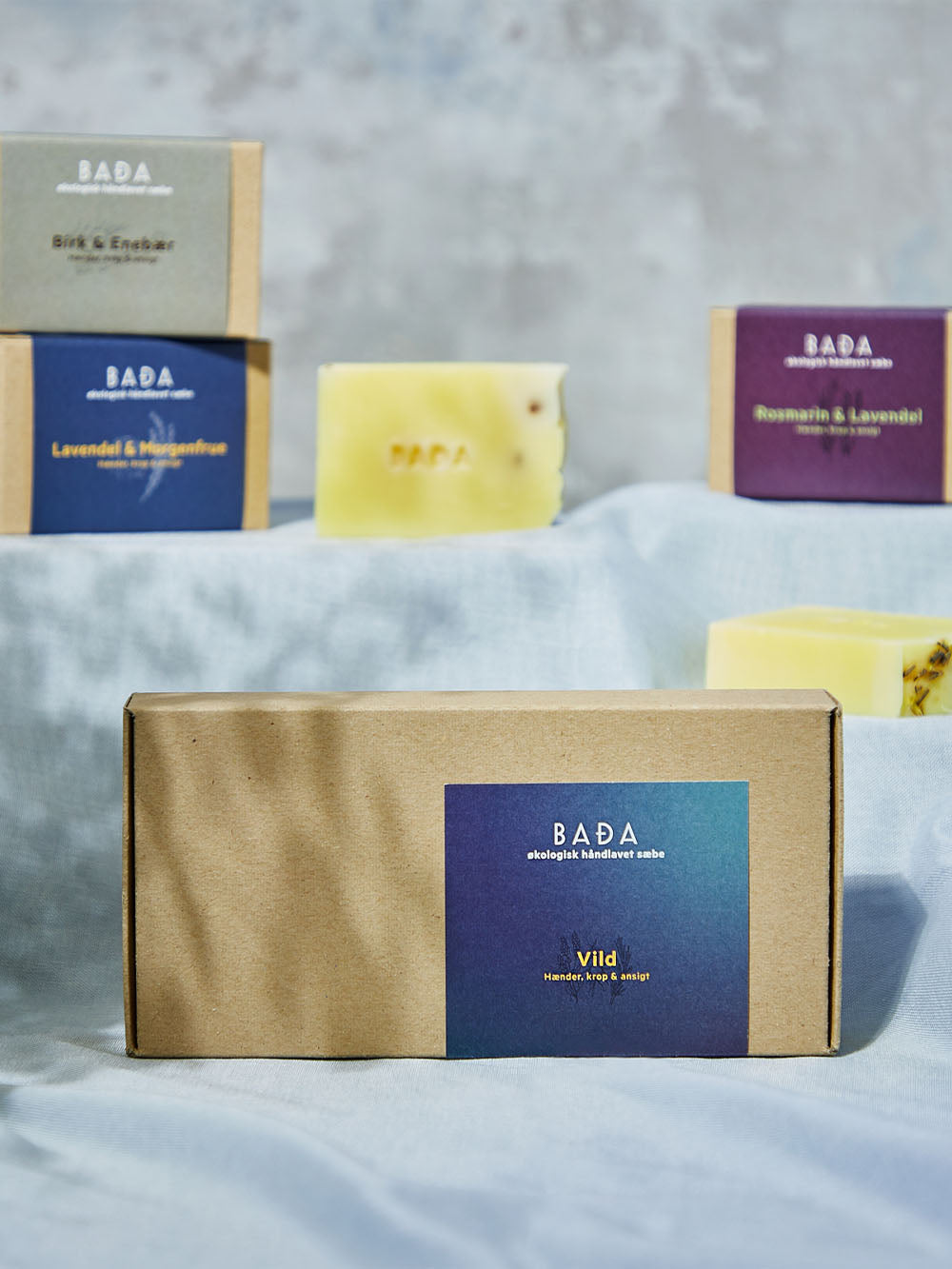 Gaveæske med økologiske sæber - BADA