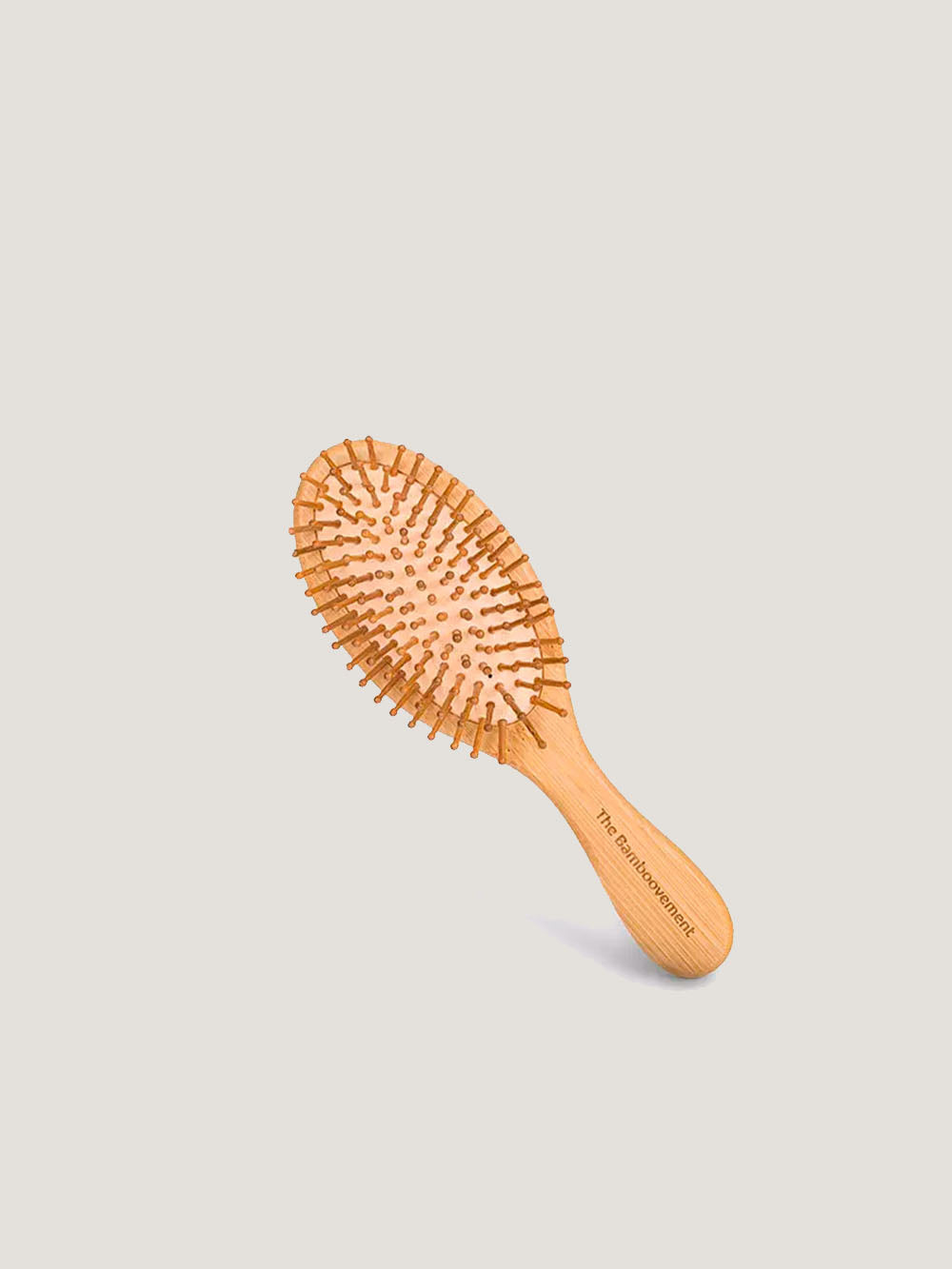Bambus hårbørste - oval