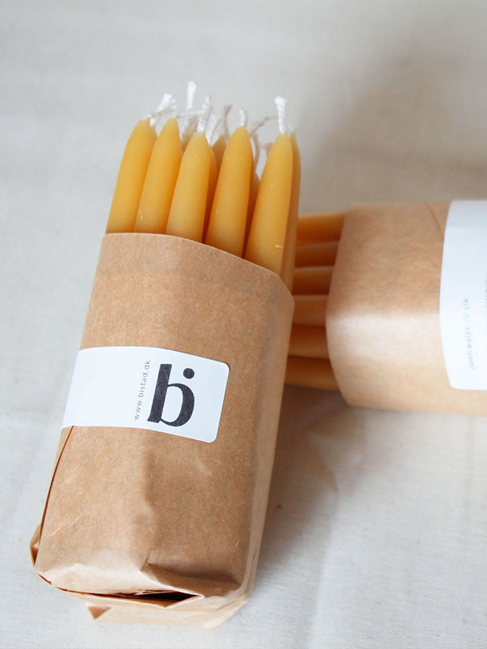 Juletræslys af bivoks - Bistad