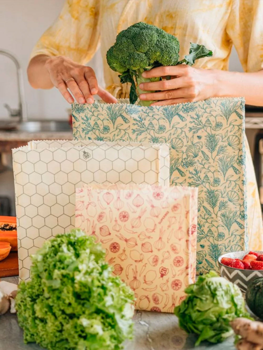 Økologisk bivokspose