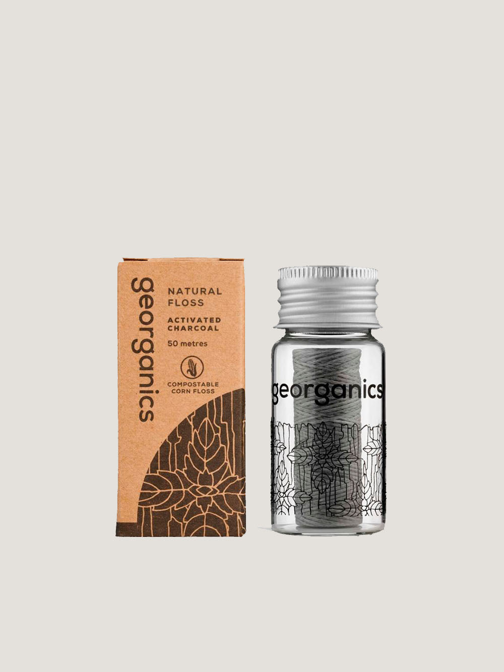 Vegansk tandtråd - Charcoal & Fluor