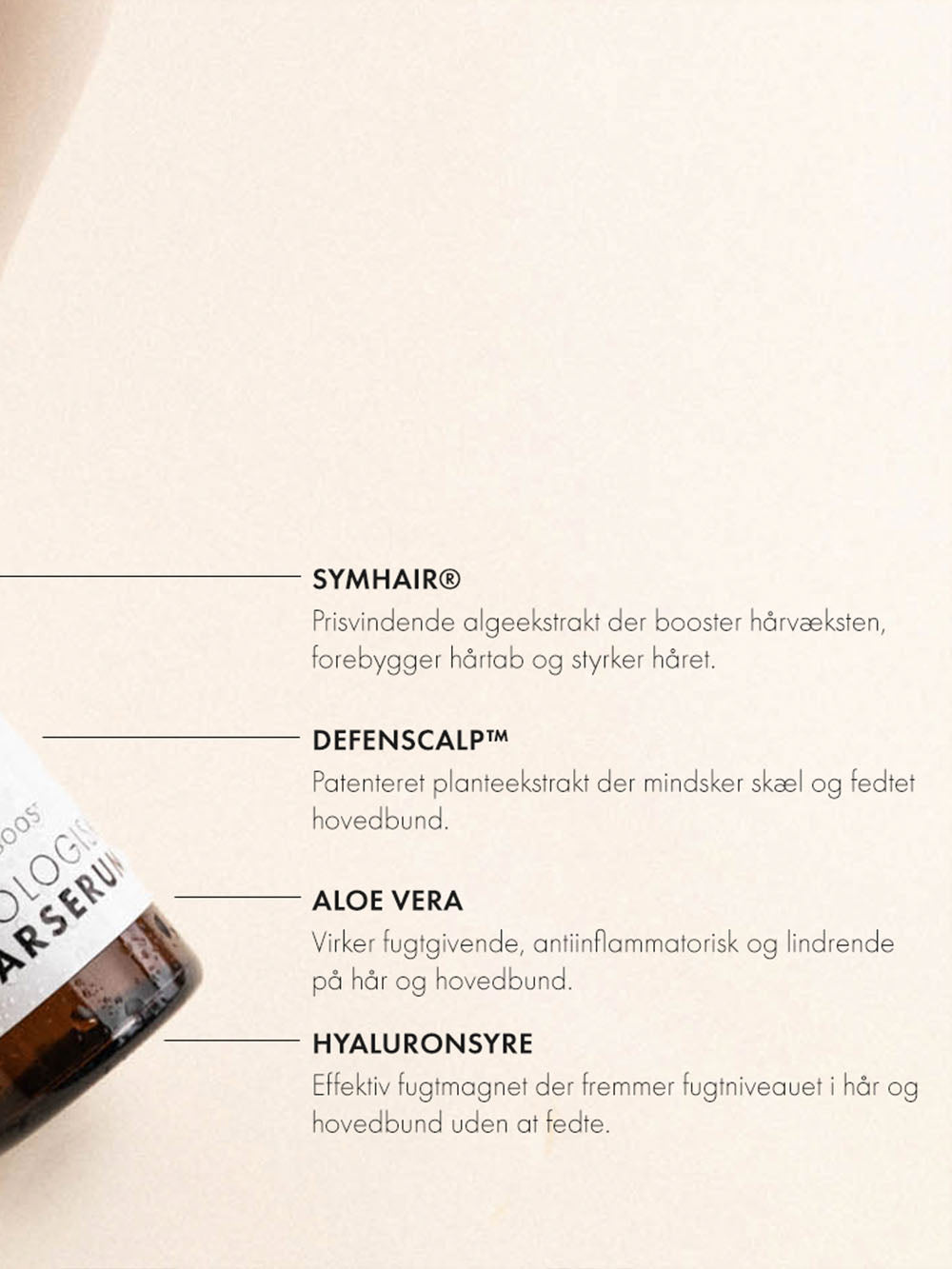 Økologisk hårserum boost