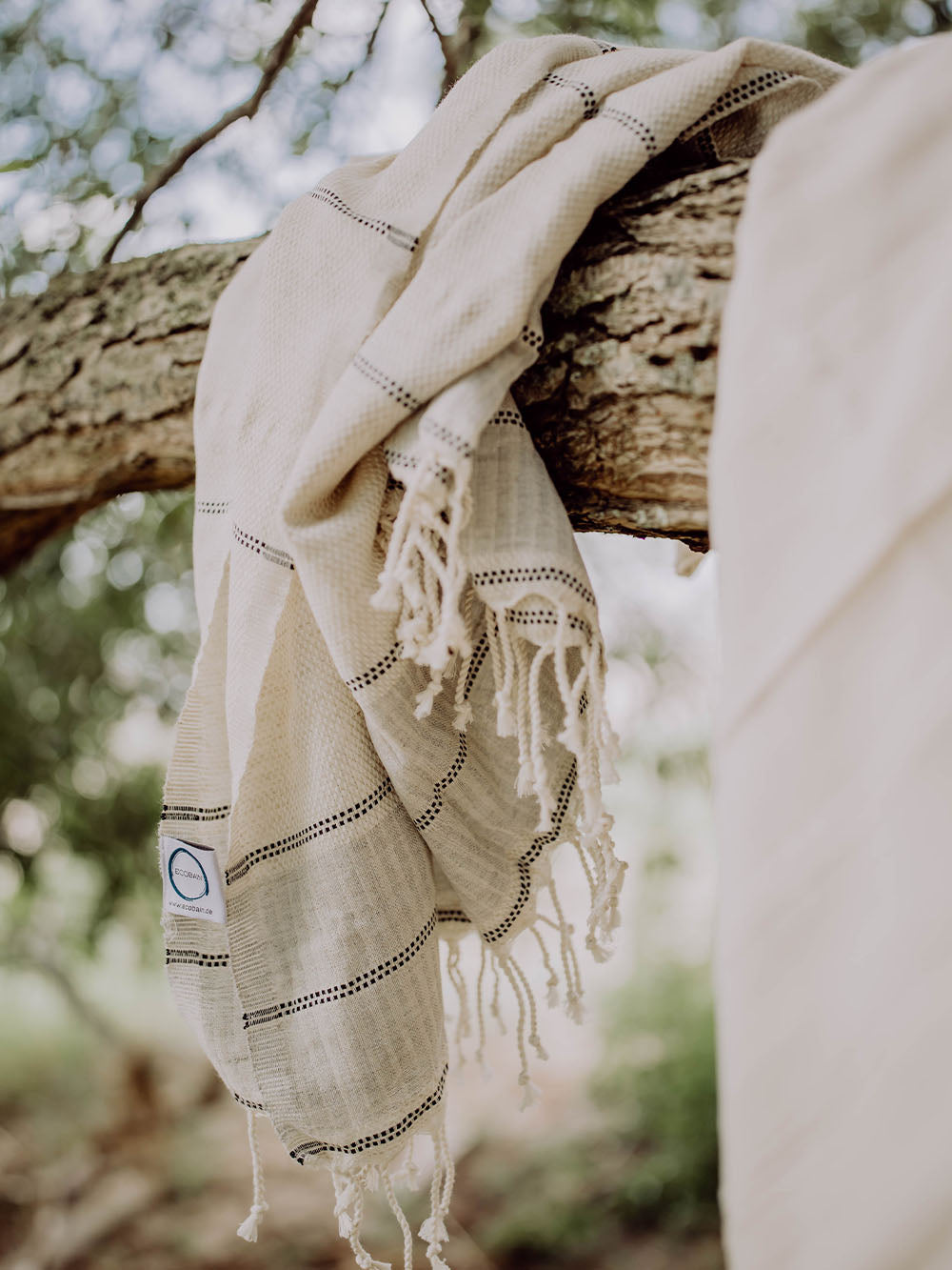 Hammam håndklæde i hør & bomuld