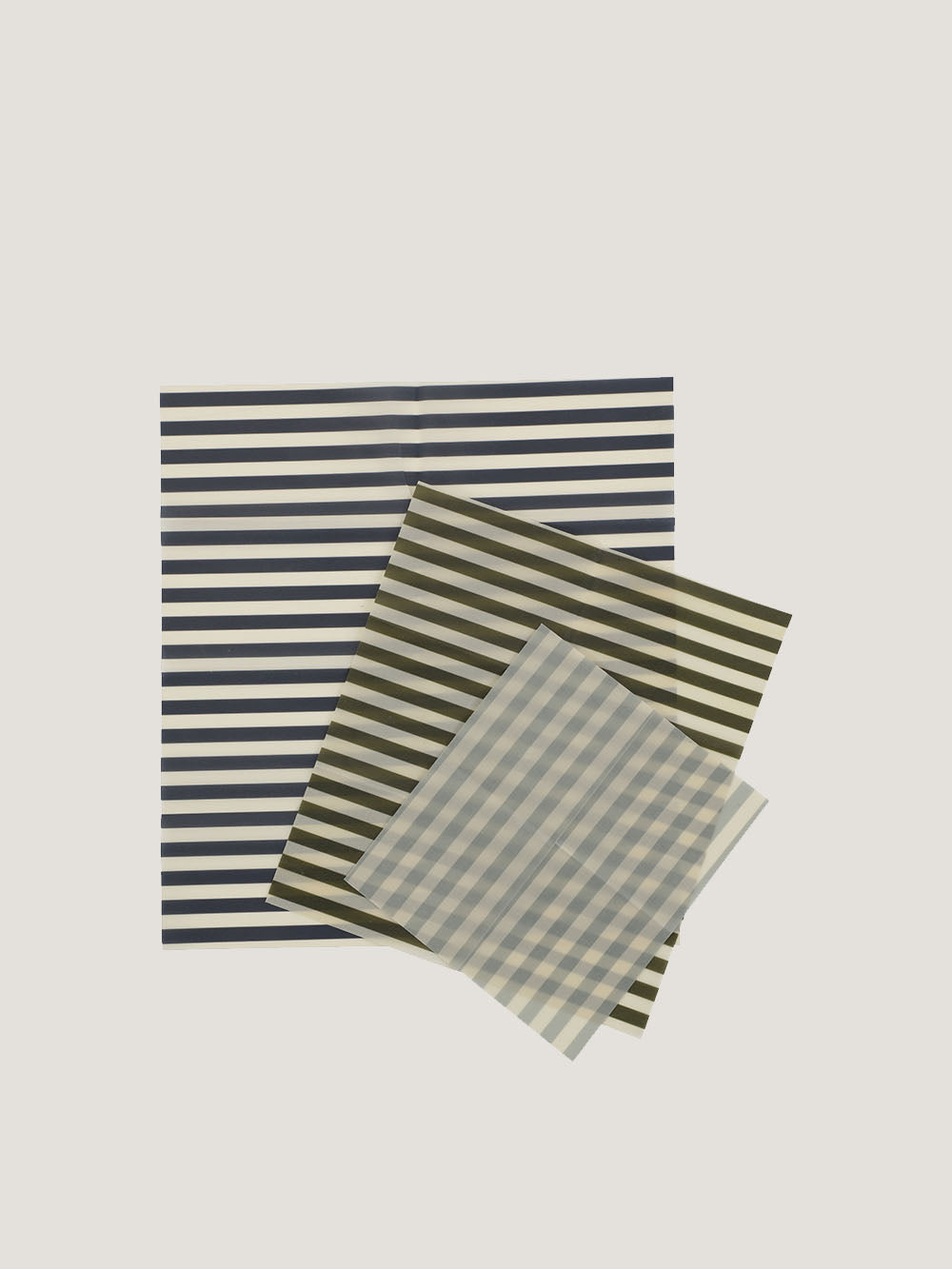 Bivokspapir 3 pak - Marine stripes