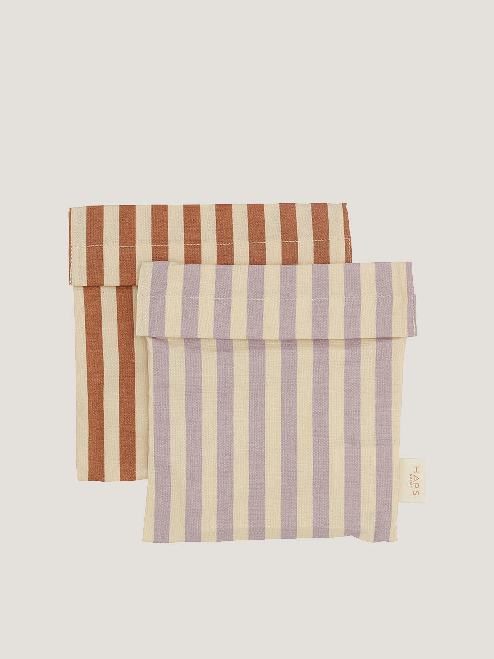 Haps Nordic sandwich bag 2-pak - Marine stripe