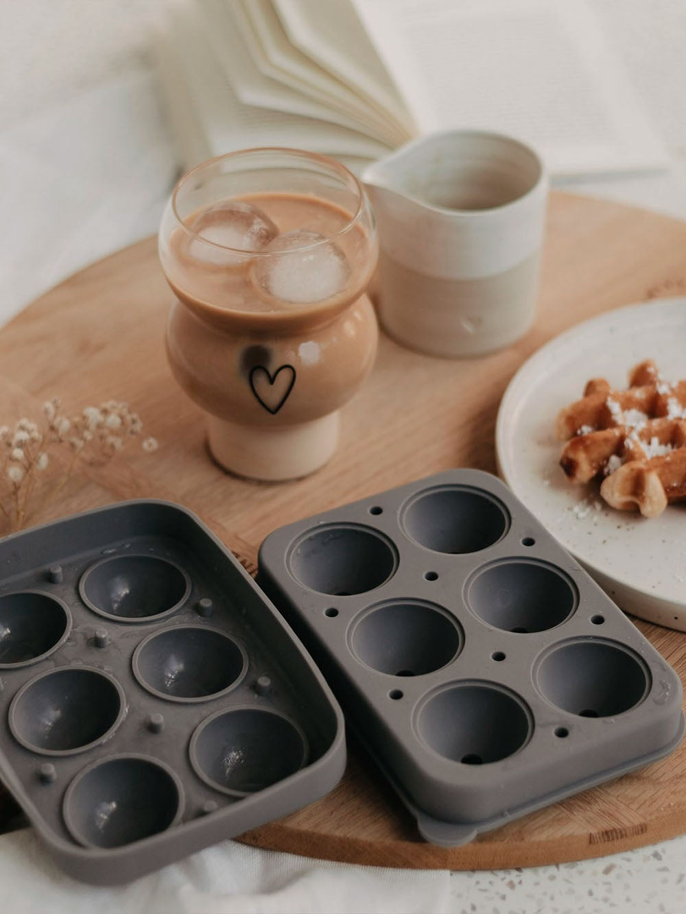 Isterningbakke i silikone · Kugler
