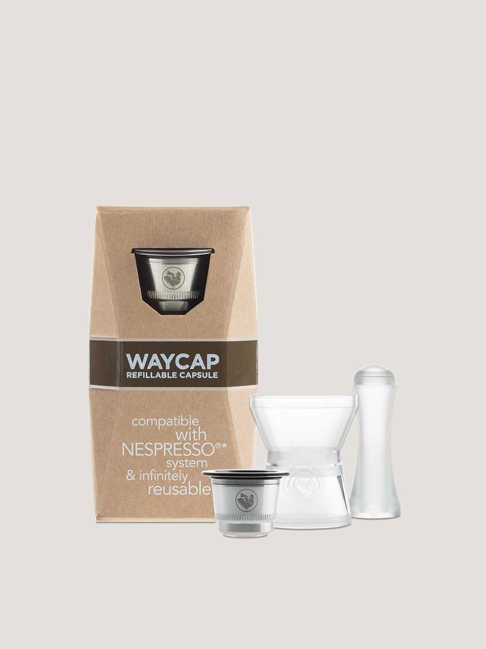 Genanvendelig kaffekapsel til Nespresso®