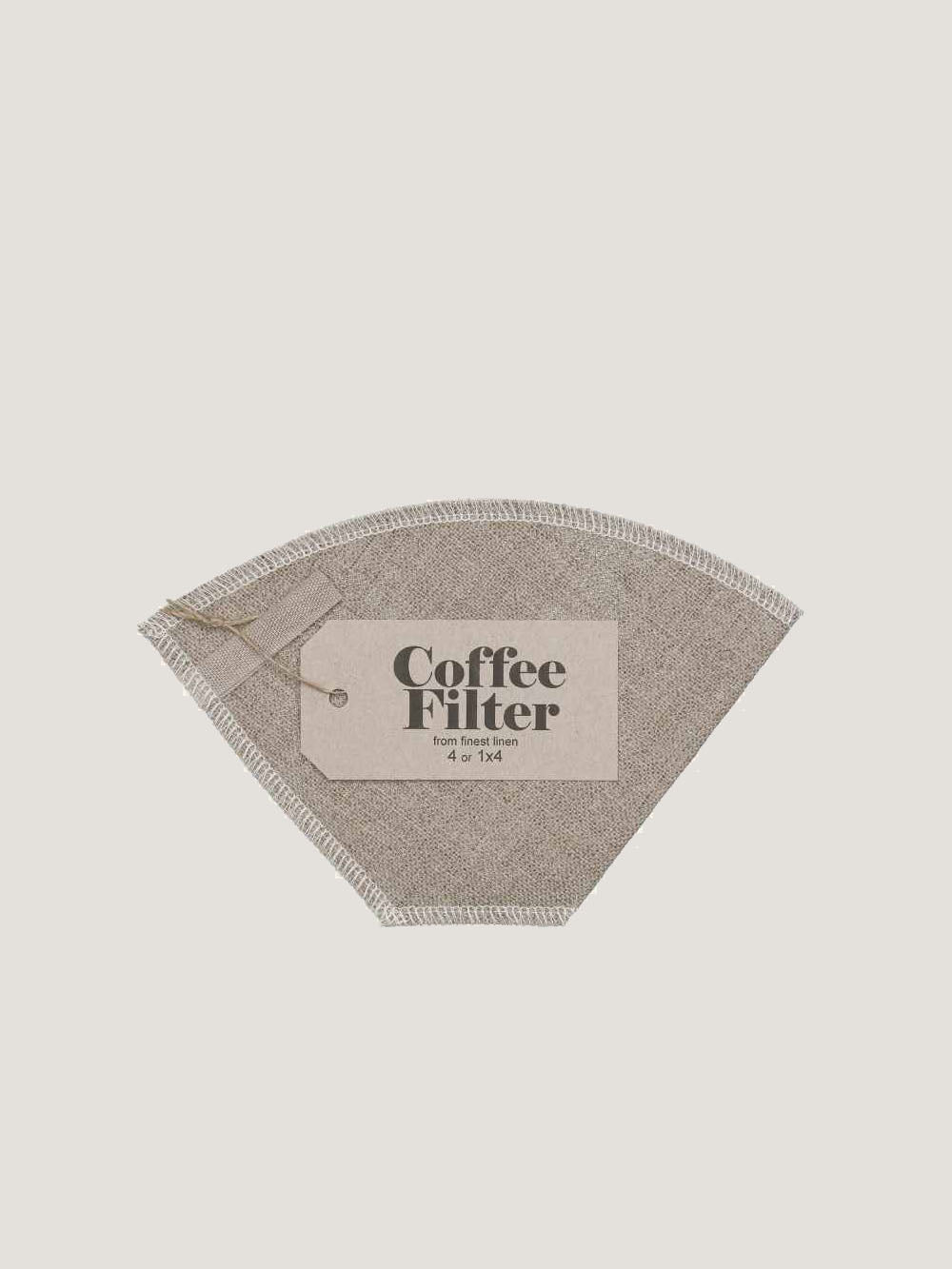 Genanvendeligt kaffefilter i hør
