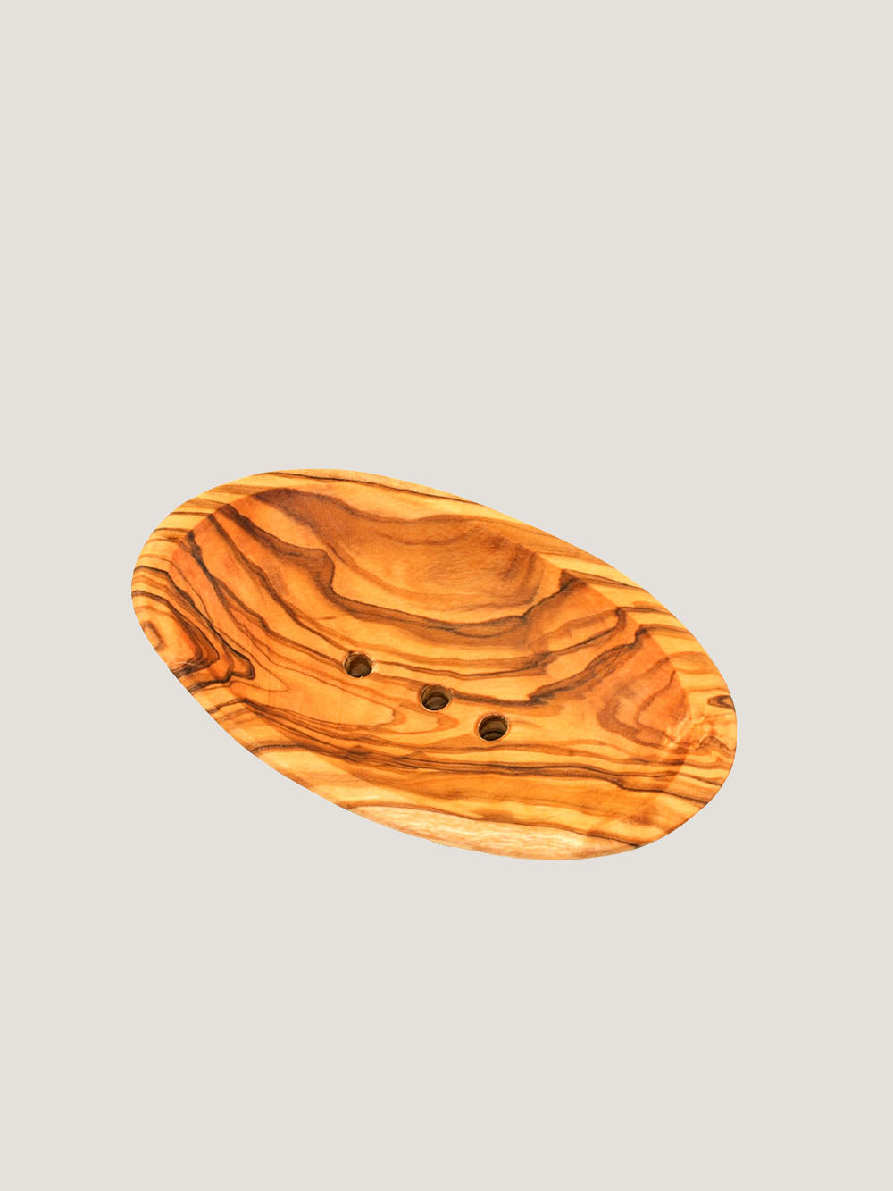 Sæbeskål i oliventræ · Oval