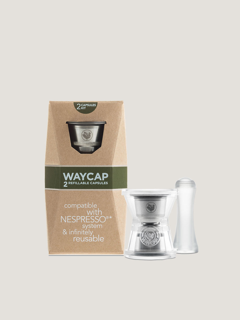 Genanvendelig kaffekapsel til Nespresso®