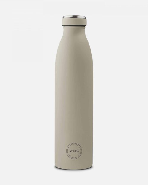 Aya&ida drikkeflaske 750 ml cream beige