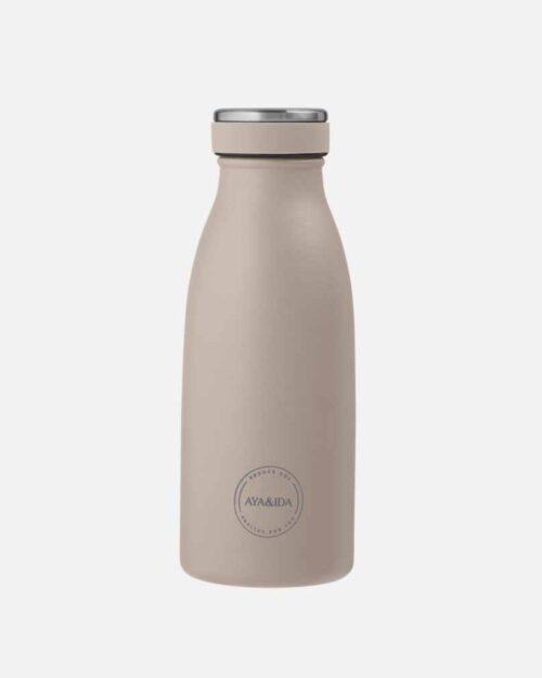Aya&ida drikkeflaske 350 ml i cream beige