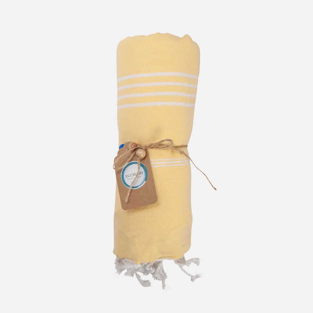 Hammam håndklæde gul