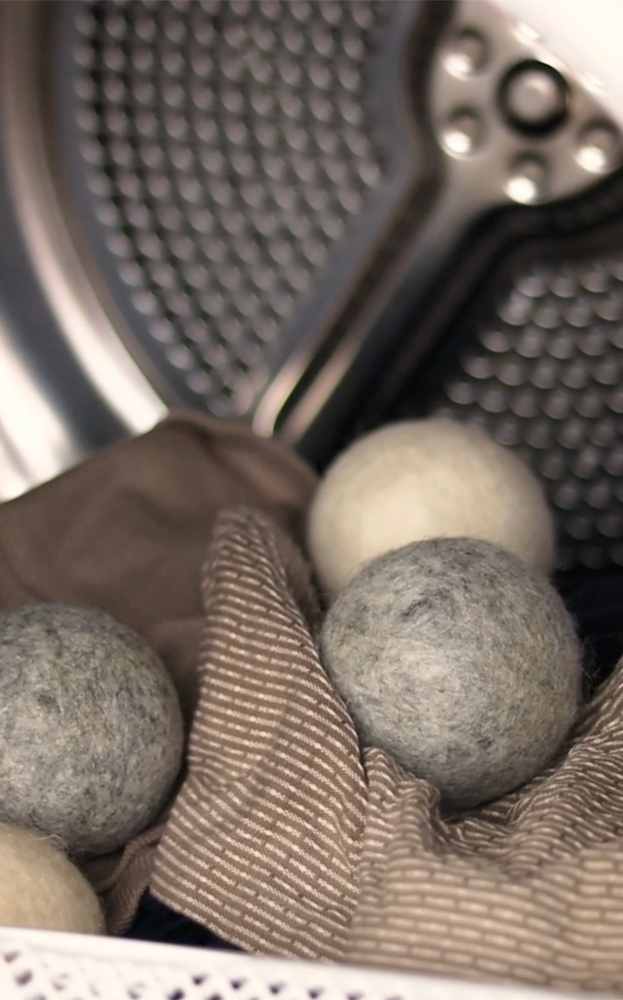 Uldbolde i tørretumbler