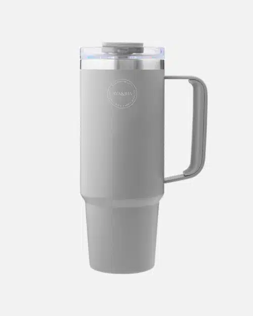 AYA&IDA Thermo Cup with Straw Light Grey