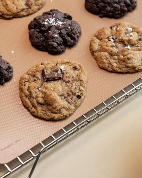 Bagemåtte i silikone med småkager