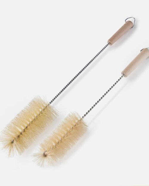 Flaskerensere med plantebaserede børster