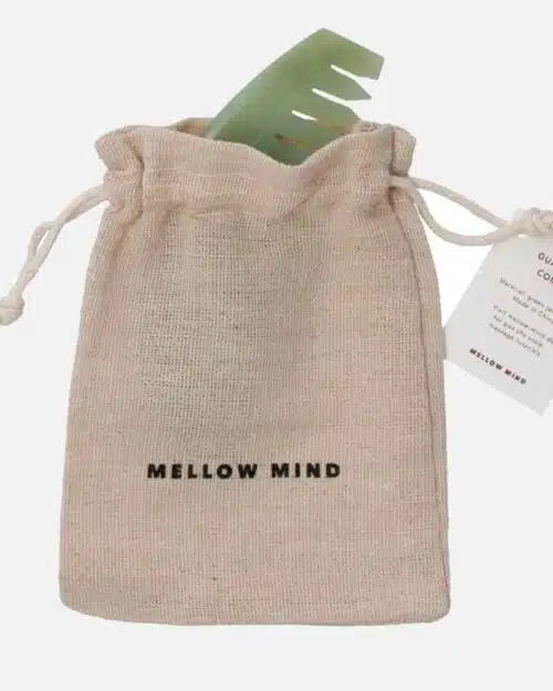 Gua Sha kam i bomuldspose