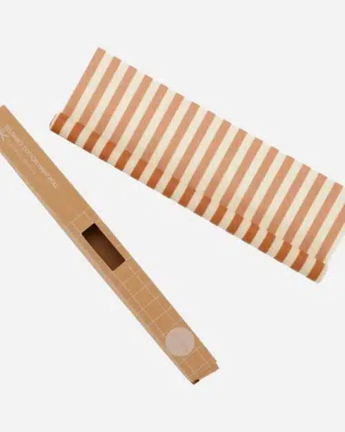 Haps Nordic bivokspapir i rulle mustard/nature