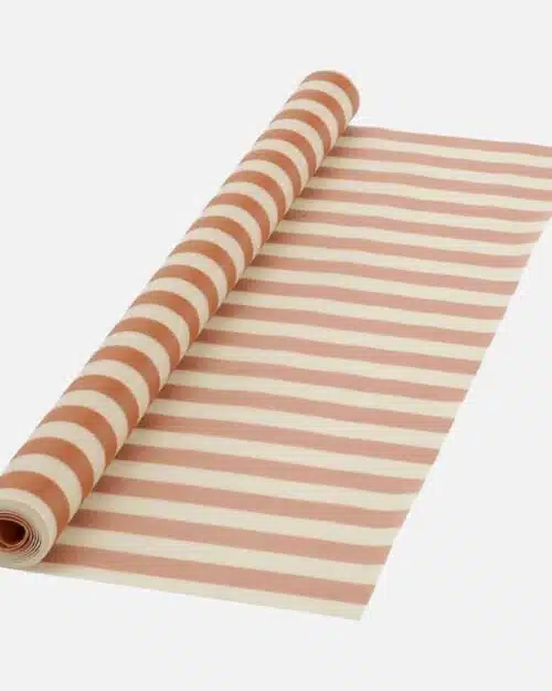 Bivokspapir i rulle mustard/nature