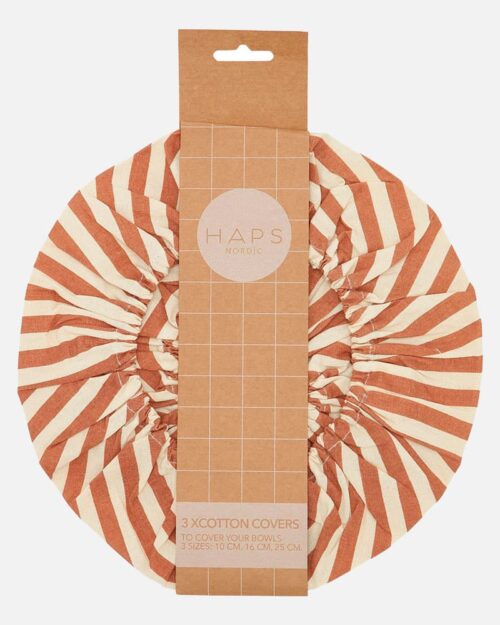 Cotton covers terracotta stripes