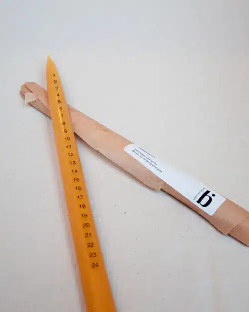 Kalenderlys af bivoks