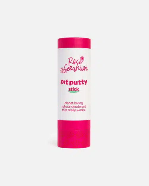 pit putty deodorant stick rose og geranium