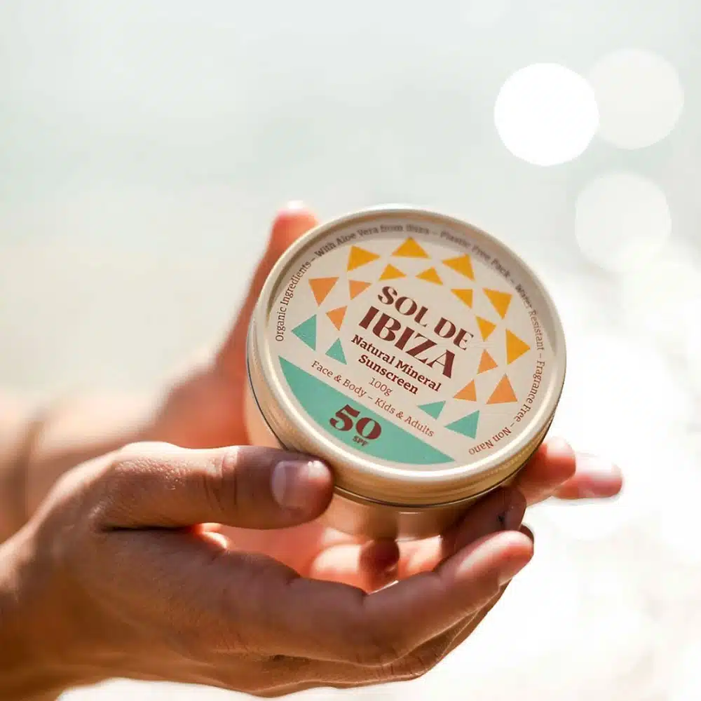 Naturlig solcreme med fysisk filter
