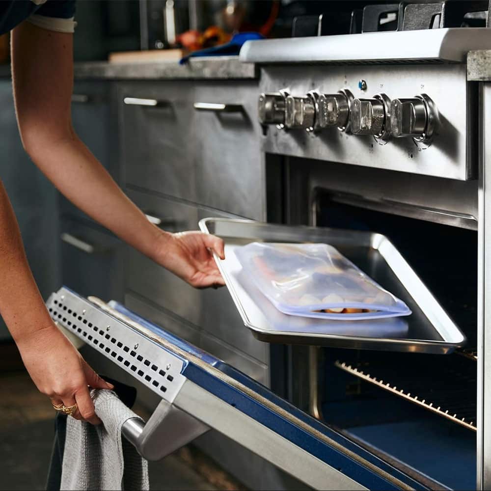 Stasher bags til tilberedning af mad i ovn