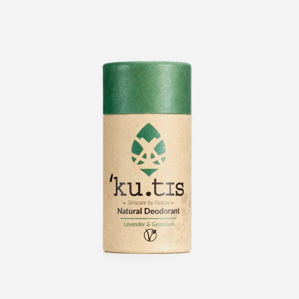 Vegansk og naturlig deodorant med lavendel og geranium fra Kutis