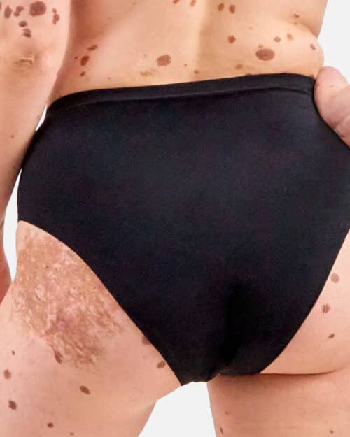 Wuka stretch cotton midi menstruationstrusser