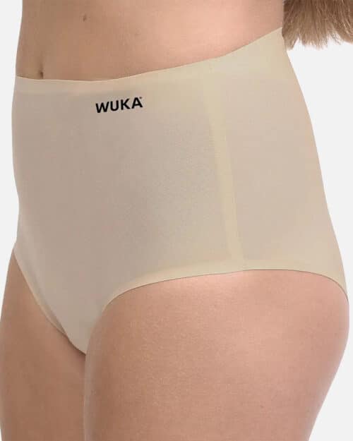 Wuka high waist light nude